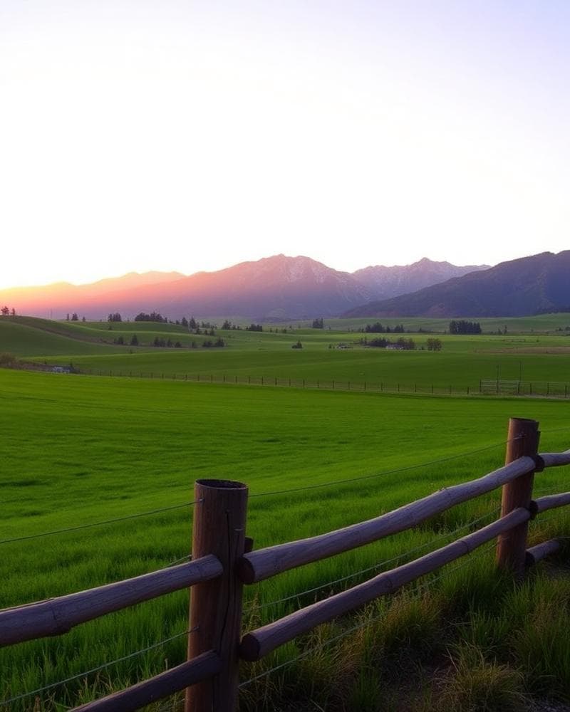 Colorado farm landscape